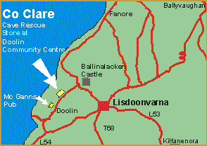Map of Rescue Store in Clare
