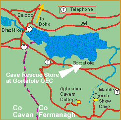 Map of Rescue Store in Fermanagh/Cavan