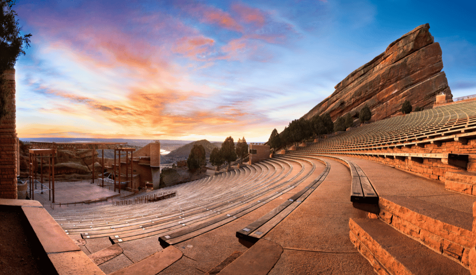 Red Rocks and Lookout Mountain