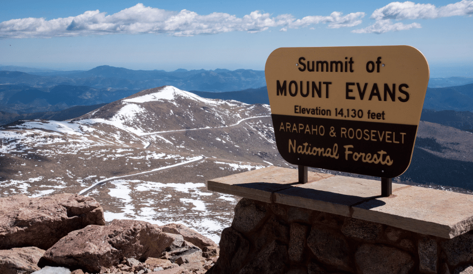 Mount Evans and Echo Lake